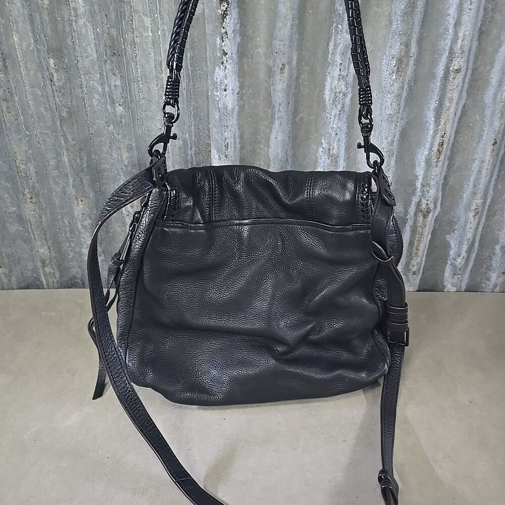 Aimee Kestenberg Handbag all for love Black Woven Strap Crossbody Shoulder - Picture 6 of 12